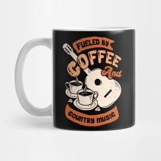 Fueled By Coffee And Country Music Mug